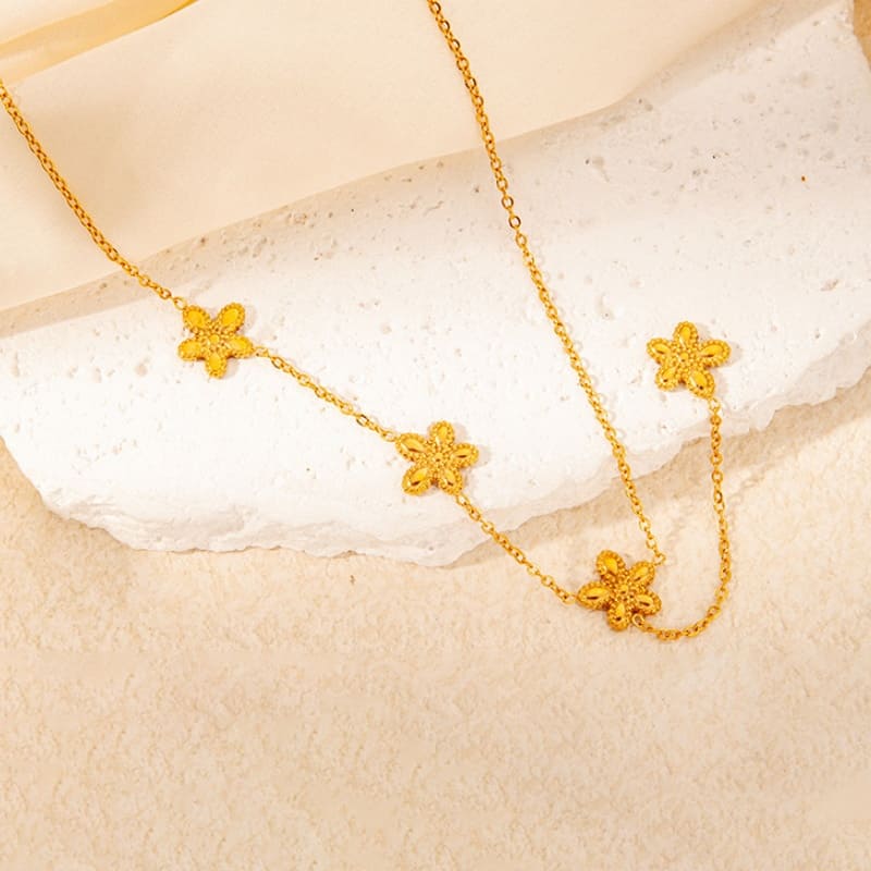 Love Blooms - 18K Gold Plated Necklace