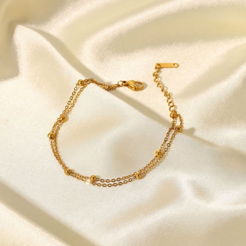 Dreamy Landscape - 18K Gold Plated Anklet