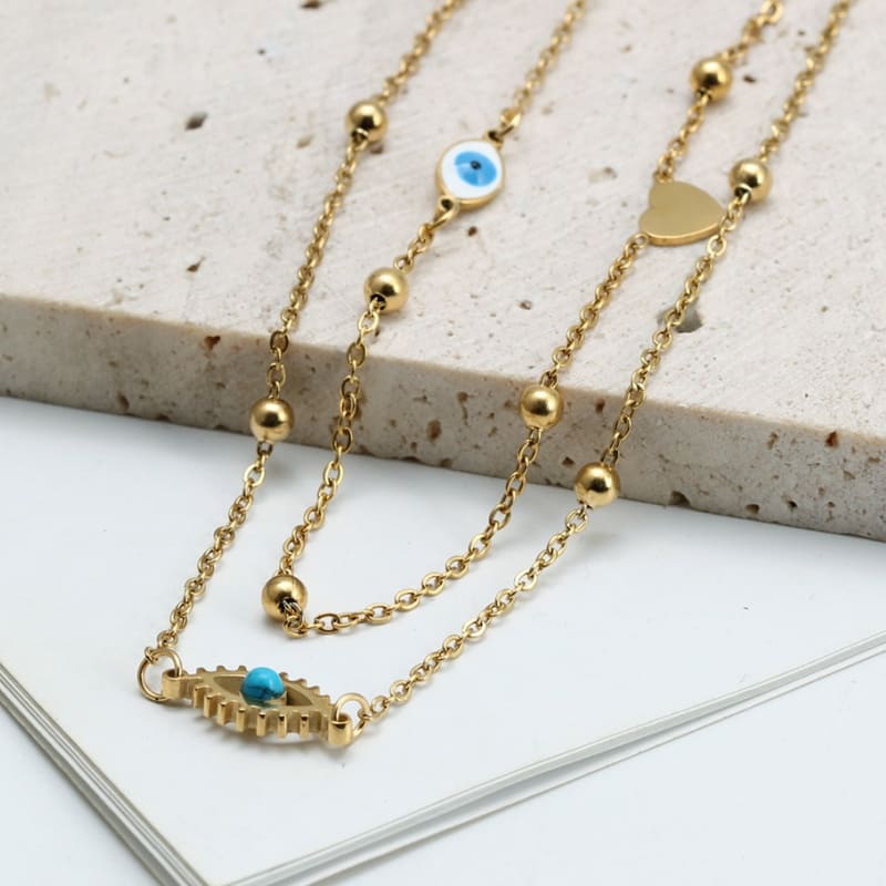 Melodious Whispers - 18K Gold Plated Necklace