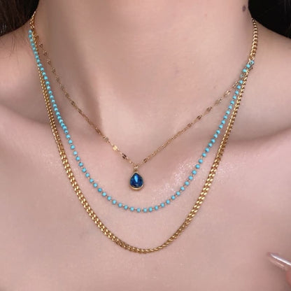 Floating Blossoms - 18K Gold Plated Necklace